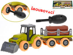 TRAKTOR VLEK DŘEVO ŠROUBOVACÍ 21608*