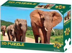 PUZZLE 3D SLONI 100KS *