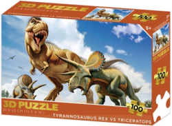 PUZZLE 3D TYRANOSAURUS REX 100KS*