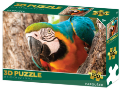 PUZZLE 3D PAPOUŠEK 100KS *